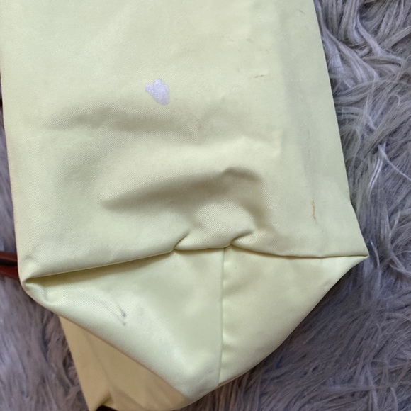 Longchamp Le Pliage Nylon Yellow Tote Bag Purse - Picture 12 of 16